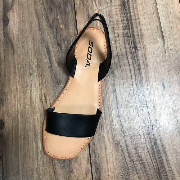 Pu black sandals - Picture 3 of 6